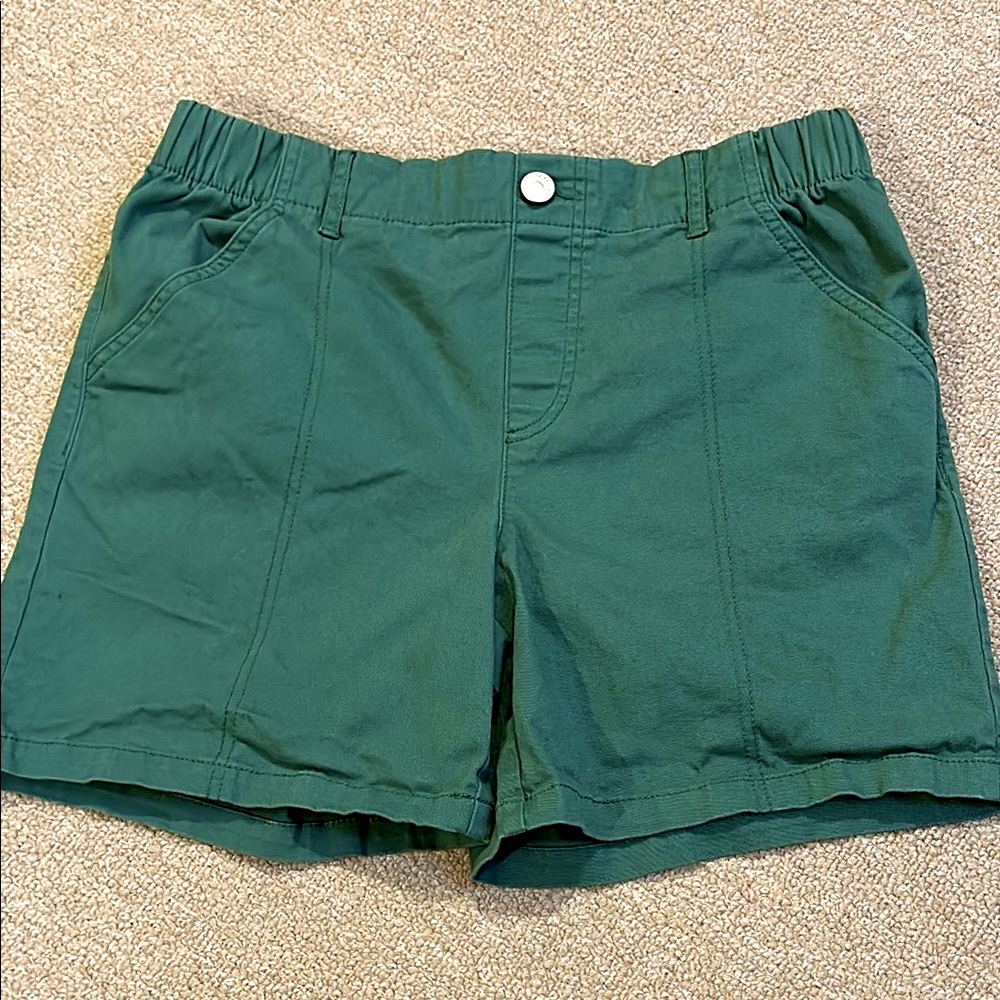 Gloria Vanderbilt - Slip On Green Casual Shorts - size 6